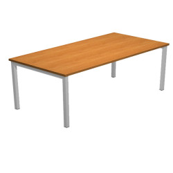 Scrivania Easy Plus - lineare - 120 x 80 x 72,5 cm - noce chiaro