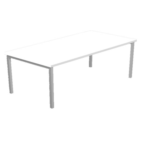 Scrivania Easy Plus - lineare - 140 x 80 x 72,5 cm - bianco
