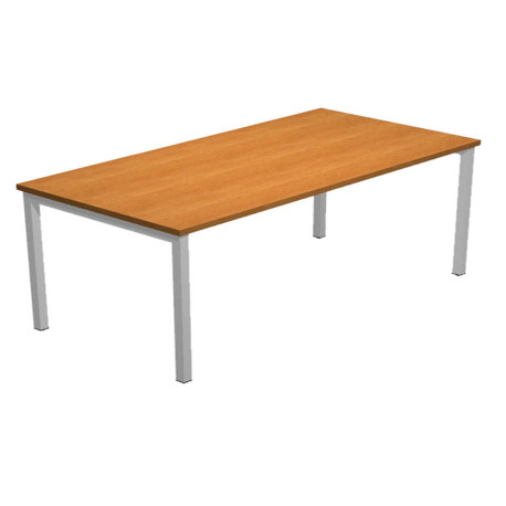 Scrivania Easy Plus - lineare - 140 x 80 x 72,5 cm - noce chiaro