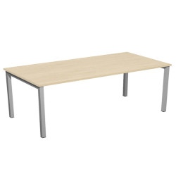 Scrivania Easy Plus - lineare - 160 x 80 x 72,5 cm - faggio