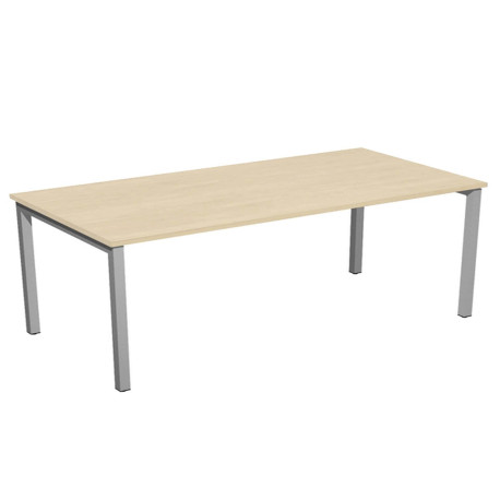 Scrivania Easy Plus - lineare - 160 x 80 x 72,5 cm - faggio