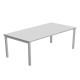Scrivania Easy Plus - lineare - 160 x 80 x 72,5 cm - grigio