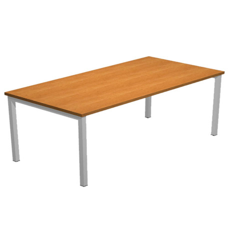 Scrivania Easy Plus - lineare - 160 x 80 x 72,5 cm - noce chiaro
