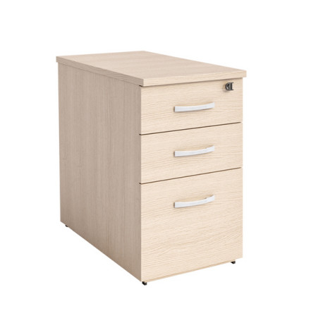 Cassettiera Agorà Direction - 3 cassetti - alta - 44 x 80 x 73 cm - rovere