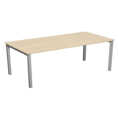 Scrivania Easy Plus - lineare - 180 x 80 x 72,5 cm - faggio