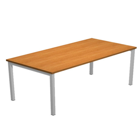 Scrivania Easy Plus - lineare - 180 x 80 x 72,5 cm - noce chiaro