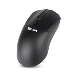Hamlet XMICEBTW-RBMouse Ottico 1600Dpi Wireless 2,4Ghz + Bluetooth 5.0