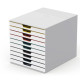 Cassettiera Varicolor - 28 x 35,6 x 29,2 - 10 cassetti - Durable