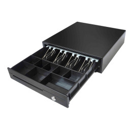 Cassetto portadenaro DCE410 - 41 x 42 x 10 cm - nero - Iternet