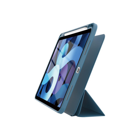 Celly BOOKMAG - Flip cover per tablet - staccabile, magnetica - poliuretano - blu - per Apple 10.2-inch iPad (7^ generazione, 8