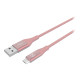 Celly Cablemag - Cavo USB - Micro-USB Tipo B (M) a USB (M) - 2.4 A - 1 m - rosa