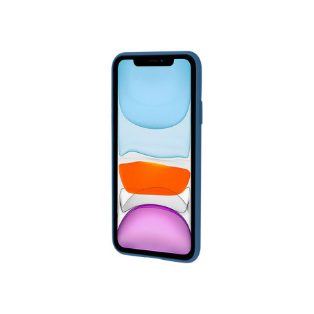 Celly CANDY - Cover per cellulare - silicone soft touch - blu - per Apple iPhone 11 Pro Max