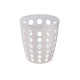 Gettacarte traforato - diametro 28 cm - altezza 27 cm - 12 L - bianco - Medial