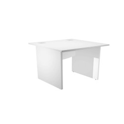 Scrivania Operativa Agorà Basic - fianchi melaminico - 80 x 80 x H 73 cm - bianco
