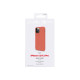 Celly Cromo - Cover per cellulare - TPU (poliuretano termoplastico), rivestimento in silicone - arancione - per Apple iPhone 12