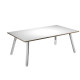 Scrivania Skinny Metal - 140 x 80 x H 74,4 cm - bianco