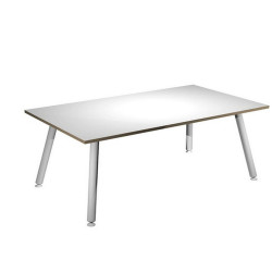 Scrivania Skinny Metal - 140 x 80 x H 74,4 cm - bianco