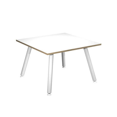 Scrivania Skinny Metal - 80 x 80 x H 74,4 cm - bianco