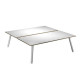 Scrivania Skinny Metal a 2 postazioni contrapp. - 120 x 166 cm - bianco