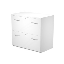 Classificatore Agorà - 2 cassetti - per cartelle sospese - 80 x 46 x 73 cm - bianco