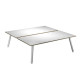 Scrivania Skinny Metal a 2 postazioni contrapp. - 180 x 166 cm - bianco