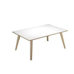Scrivania Woody - 120 x 80 x H 74,4 cm - rovere / bianco