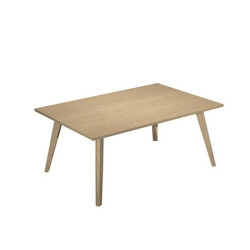 Scrivania Woody - 120 x 80 x H 74,4 cm - rovere / rovere