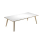 Scrivania Woody - 180 x 80 x H 74,4 cm - rovere / bianco