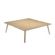 Scrivania Woody a 2 postazioni contrap. - 120 x 166 cm - rovere