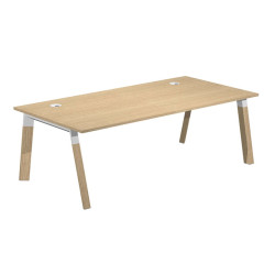 Scrivania Woody Superior - 120 x 80 x 72,5 cm - piano rovere