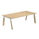 Scrivania Woody Superior - 160 x 80 x 72,5 cm - piano rovere