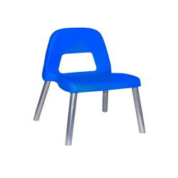 Sedia per bambini Piuma - H 35 cm - blu - CWR