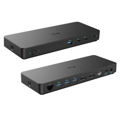 I-Tec Docking station USB-C Tre Monitor 4K (2xDP +1xHDMI) + 6 xUSB, con alimentatore