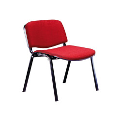 Seduta attesa Dado D5S - senza braccioli - ignifuga - rosso - Unisit