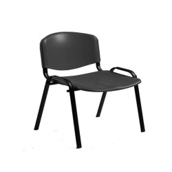 Seduta attesa Dado D5SP - senza braccioli - PPL - nero - Unisit