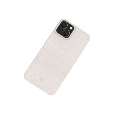 Celly Earth - Cover per cellulare - fibre vegetali - bianco - per Apple iPhone 13