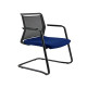 Seduta attesa Light LLS - con braccioli inclusi - blu/nero - Unisit
