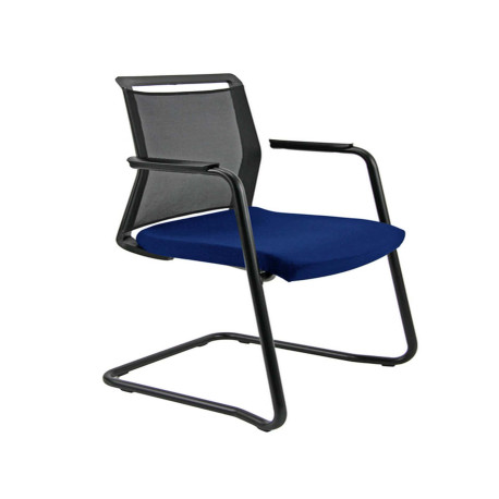 Seduta attesa Light LLS - con braccioli inclusi - blu/nero - Unisit