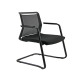 Seduta attesa Light LLS - con braccioli inclusi - nero - Unisit