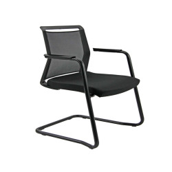 Seduta attesa Light LLS - con braccioli inclusi - nero - Unisit