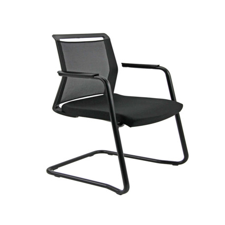 Seduta attesa Light LLS - con braccioli inclusi - nero - Unisit