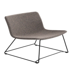 Seduta attesa lounge Kona KOL - senza braccioli - grigio chiaro - Unisit
