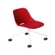 Seduta attesa Quick QKG4B - senza braccioli - rosso - Unisit