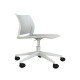 Seduta Home/Office Alpha APGB - senza braccioli - bianco - Unisit