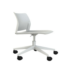 Seduta Home/Office Alpha APGB - senza braccioli - bianco - Unisit
