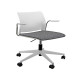 Seduta Home/Office Alpha APGBBRT - con braccioli inclusi - bianco/grigio - Unisit