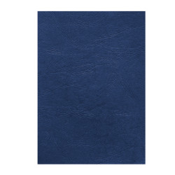 Copertine per rilegatura - A4 - cartoncino groffrato semilpelle - 250 gr - royal blu - Fellowes - conf.100 pezzi