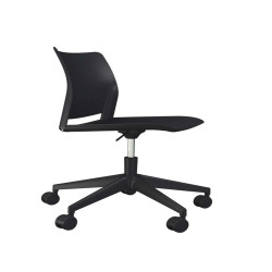 Seduta Home/Office Alpha APGN - senza braccioli - nero - Unisit