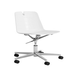 Seduta Home/Office Mindy MNGP - senza braccioli - bianco - Unisit