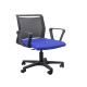Seduta Home/Office Smart Light - con braccioli fissi - blu/nero - Unisit